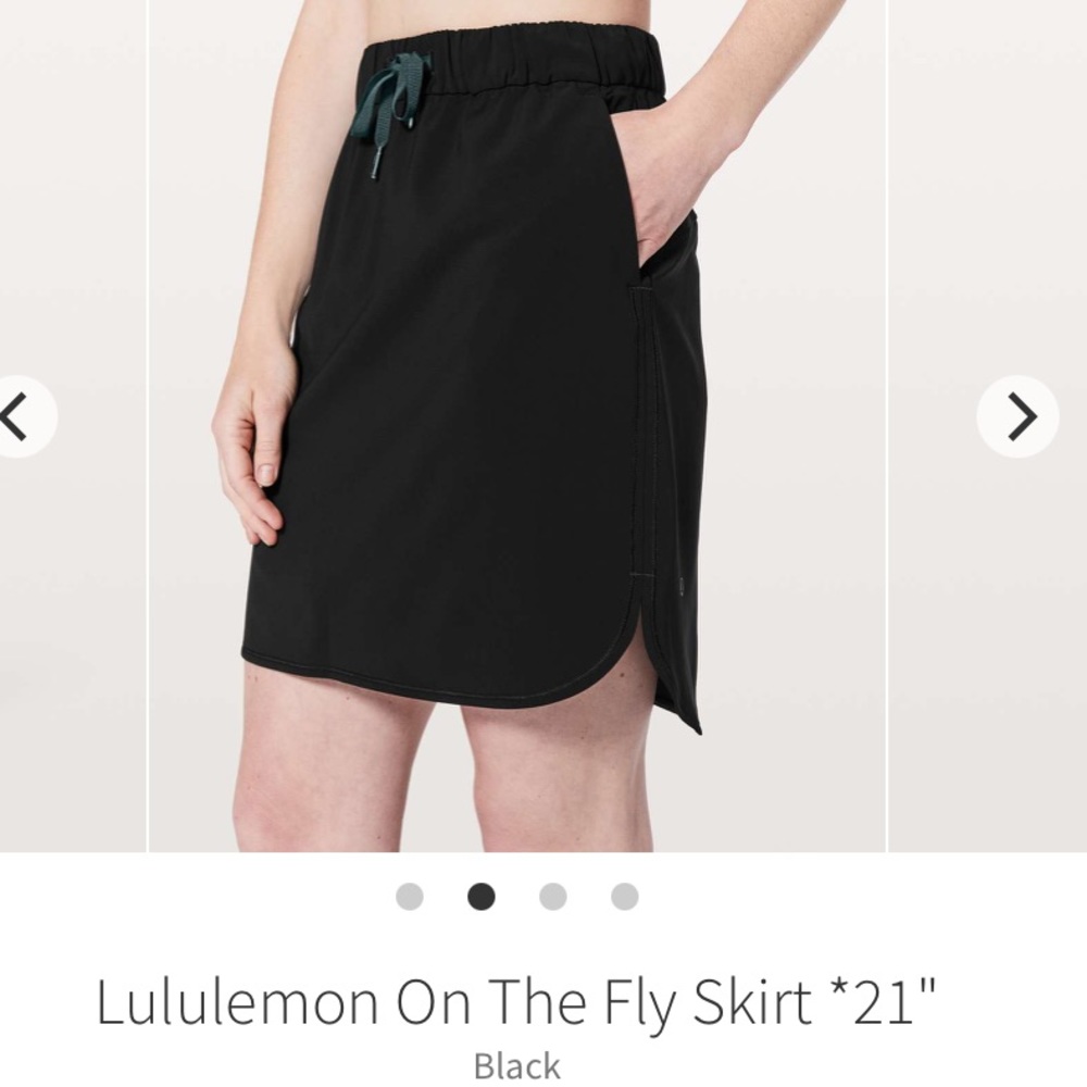 NWOT!! Lululemon On The Fly Skirt
